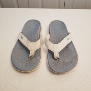 Orthoheel Unisex Wave White Blue Sandals Mens 7 Womens 8